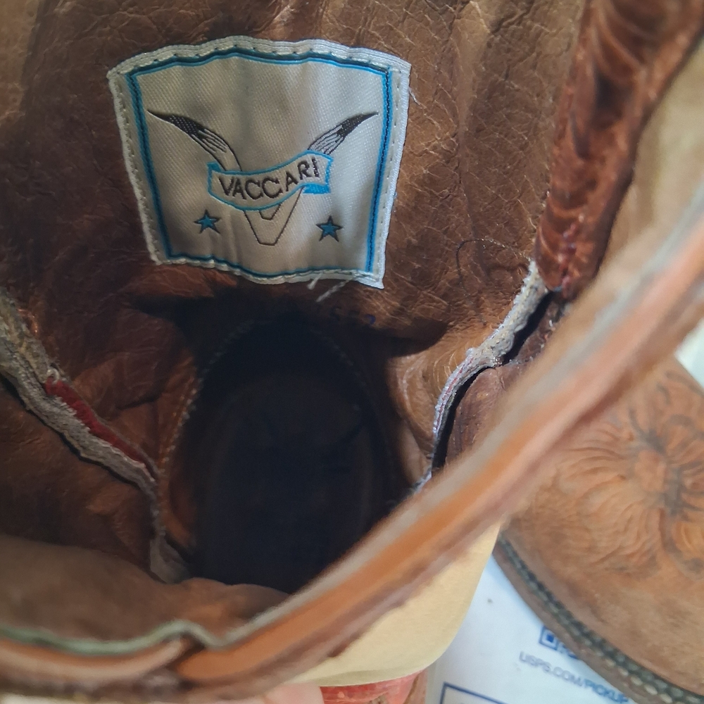 Kids Western Cowboy Boots - Brown, Red, Blue - Picture 6 of 6